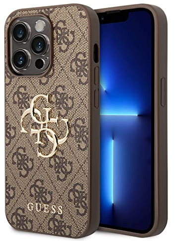 CG MOBILE Guess PU Leather Case For iPhone 15 Pro Max (Brown)