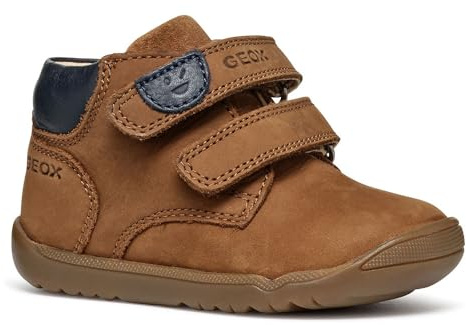 Geox Boy's B Macchia Boy C Sneaker, Brown, 7.5 Child UK