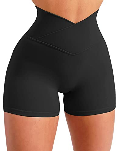 Navneet Pantalon Corto Deporte Mujer Short Deportivo Leggins Cortos Mallas Deporte Mujer Cortas Push Up Ropa Deportiva Negro M