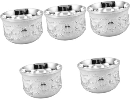 PRETYZOOM 5piezas Taza De Antiguo Vaso De Taza De para Celebraciones y Bebidas Variadas