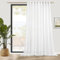 MRTREES Cortinas Salon Modernas Blancas Translucidas 1 Pieza 300x240 CM Ultra Ancho Cortina Dormitorio Efecto Lino con Ojales Cortinas y Visillos para Ventana Habitacion Matrimonio Comedor