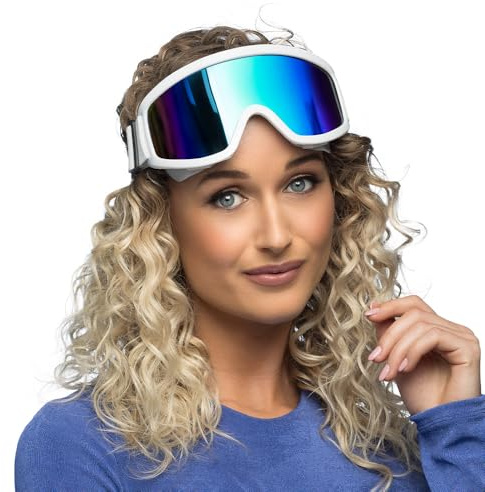 Boland - Skibrille für Kostüm und Party, stylische Brille für Festival, Karneval oder Apres Ski Mottoparty