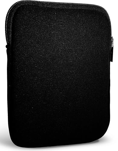 MyGadget Nylonfodral för surfplatta upp till 6 tum – vadderad väska för 12,5 x 17 cm – t.ex. Kindle Paperwhite – resväska i svart