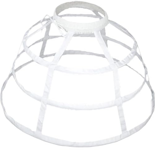 Ymxygz Women's Victorian Bustle Cage 3 Hoop Skirt Underskirt Crinoline Vintage Hollow Birdcage Lolita Hoop Petticoat for Cosplay