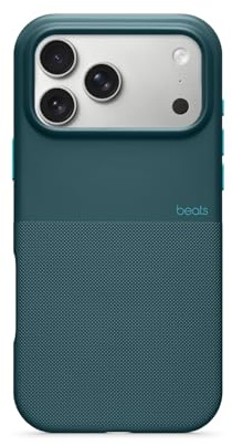 Beats Funda Reforzada con MagSafe, Control de cámara, Resistente a caídas y arañazos, Textura Mate e Interior de Microfibra para iPhone 17 Pro MAX - Azul Rocoso