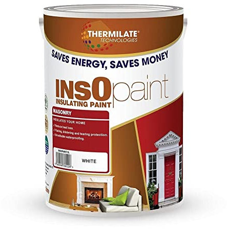 InsOpaint Masonry Wall Paint Light Grey 5L – Advance Energy Saving Acrylic Emulsion – Weatherproof, Anti-Condensation & Mould Resistant – Long-Lasting, Eco-Friendly Exterior & Interior Coating