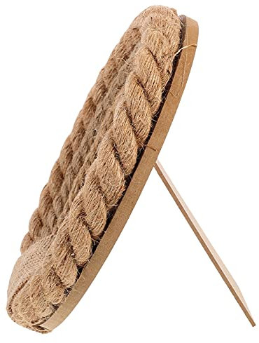 WANWEN Bilderrahmen Hanfseil Rustikale Fotoanzeige Tischplatte Distressed Farmhouse Rahmen für Tisch Schreibtischplatte Display und Wandmontage 6 Zoll Little Surprise