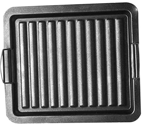 BIUDECO BBQ Baking Tray Non-Stick Grill Pan for Outdoor Cooking and Camping Multi-Function Barbecue Griddle for Fish Steaks Vegetables and Pizza Ideal for Family and Restaurant Use