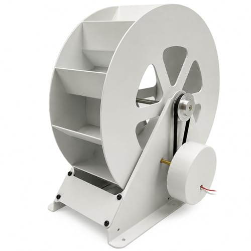 Generador de turbina de agua portátil de 100 W, kit hidroeléctrico alimentado por flujo con funcionamiento silencioso para arroyos/ríos fuera de la red, micro generador hidráulico de acero duradero