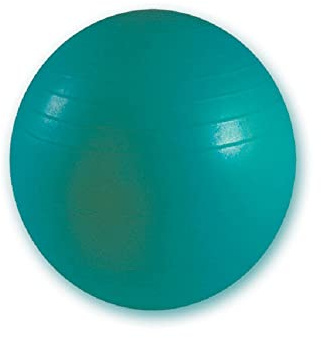 Gima - Balle de résistance, Ballon de gymnastique, pour rééducation, entraînement dynamiques, yoga, Pilates, chaise de bureau, Couleur Vert, Diamètre 65 cm, Niveau de résistance 136 kg.