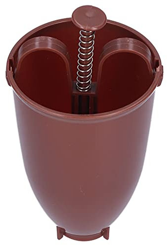 Moule à beignet, moule de presse à beignet manuel de cuisson réutilisable bricolage antiadhésif démoulage facile pour beignet(brun)