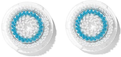 Clarisonic Tiefporige Gesichtsreinigungsbürste, kompatibel mit Mia 1, Mia 2, Mia Fit, Alpha Fit, Smart Profile Uplift und Alpha Fit X, 2 Stück