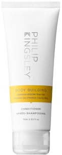 Philip Kingsley | Body Building Weightless Conditioner | Volumising Conditioner for Fine, Limp, Flat, Flyaway Short Hair | Hydrates, Thickens, Lifts and Adds Volume and Shine | 75ml