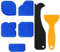 Aplicador Silicona, Rasqueta Silicona Kit, Extractor de Silicona, Raspador Rasqueta de Sellador de Silicona, Herramienta Juntas Calafateo, Sellador de Silicona, Rasqueta Kit