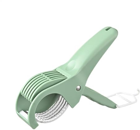 Affettatrice per insalata – Affettatrice per insalata veloce, ciotola portatile | tritatutto manuale, pelapatate, utensili da cucina, tritatutto creativo per insalata di fragole