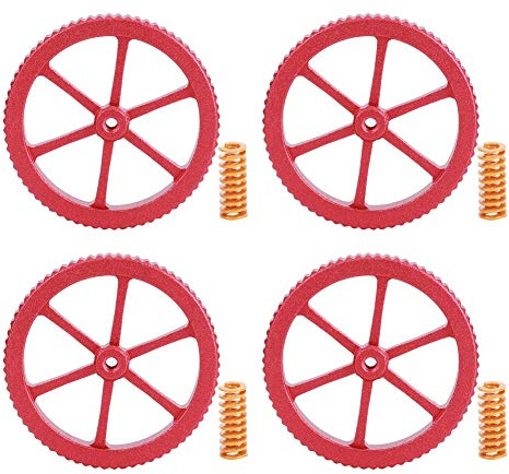 ALUMINIUMLEGERINGSNÖTTER FJÄDERKIT: 4ST HANDVINDAD VARMBÄDDSTABILISATOR FÖR ENDER