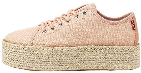 Levi's Tijuana 2.0 - Zapatillas Deportivas para Mujer, Naranja Claro., 40 EU