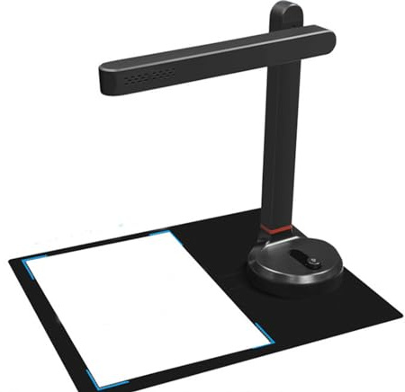 Bärbar dokumentskanner, 13MP/16MP/20MP USB-dokumentkamera, snabb skanning 1s/sida, fångststorlek A3, realtidsprojektion, lättanvänd OCR, endast Windows,20mp