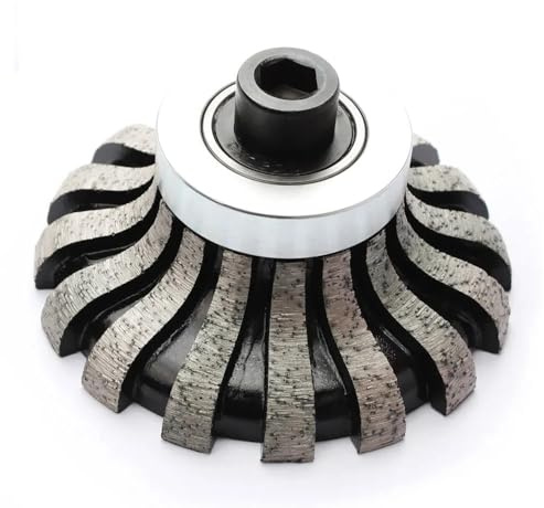 Generic F20 3/4 inch Ogee Diamond Hand Profile Wheel Segmented Granding Router Bit with M10 Thread for Stone Granite Marble Concrete Quartz Countertop Floor Tile Edge