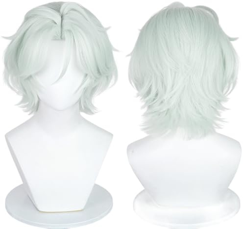 Anime Spelkaraktär Cosplay Peruk - Högtemperaturfiber med 2 Perukmössor för Konvent, Cosplay Evenemang och Temafester (Ifa)