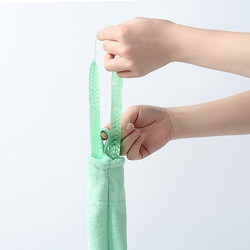 Yinhing Bacchetta Arricciacapelli, Bigodino per Capelli Senza Perline di Gel Termico per Riccioli di qualità Salone, con Borsa Protettiva Termica e Custodia, Strumenti per lo Styling (GREEN)