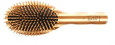 Bass Brushes | The Green Brush | Bamboo Pin + Bamboo Handle Hair Brush