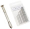 GTIWUNG Mini Trapani a Mano, Morsa di Precisione con 10Pz Rotativi Punte Elicoidali Set, Fai da te fori Pin Vise legno, Micro Twist Drill Attrezzi Rotanti per il modello in ambra Olive perline