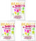 BeautySweeties Zuckerfreie Häschen – Fruchtig-süße, zuckerfreie & vegane Fruchtgummi-Häschen mit leckerem Fruchtschaum – Praktisch im 125 g Beutel (Packung mit 3)