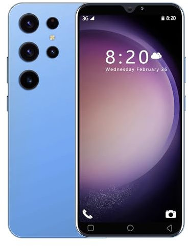 SnHey Billiges Smartphone, 5.0 Zoll HD Anzeige, 16GB/Erweiterung 128GB und Android 9.0 Handy, Dual SIM Dual Kamera, GPS/Bluetooth/WiFi/Gesicht entsperren (SnHey23-Blue)