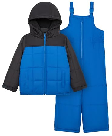 Carter's Boys Heavyweight 2-Piece Skisuit Snowsuit, Blue, 7