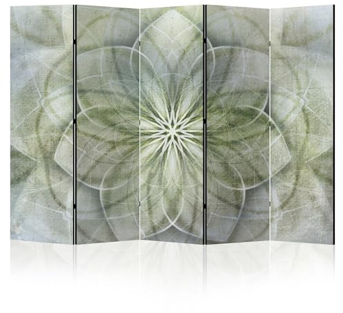 LUMASOUL Paravent doppelseitiger - Paravent Raumteiler Innen - Boho Motiv - 225x172 cm