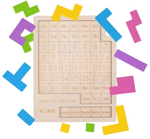 Calendario Gioco Da Tavolo | Allenamento Logico Interattivo | Data Calendario,per Adolescenti Bambini Studenti Viaggi In Auto Aula