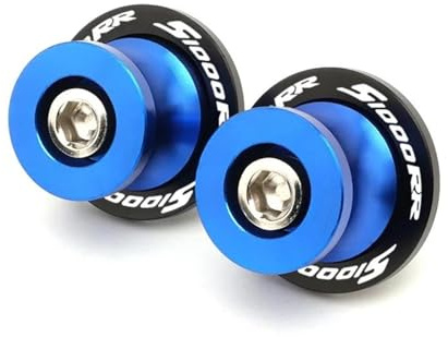 Deslizadores Basculantes Diábolos Moto para BMW S1000 RR S1000RR 2009-2023 Tornillos M8 para Soporte De Deslizadores De Carretes De Basculante para Motocicleta(Azul)