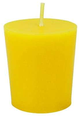 Zest Candle 12-Piece Votive Candles, Yellow