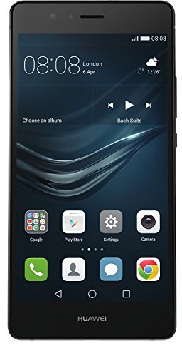 Huawei P9 lite Smartphone (13,2 cm (5,2 Zoll) Touch-Display, 16GB intern, Single-SIM, Android 6) schwarz [Vodafone-Branding]