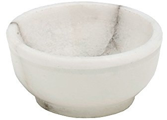 NKlaus bruciatore d'incenso bianco incensiere diametro 6,5 cm ciotola decorativa in pietra ollare bruciatore d'incenso in pietra ollare 7519