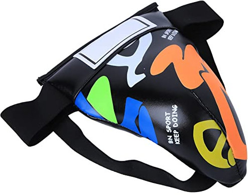 Alomejor Boxen Jockstrap Kinder Protector f¨¹r MMA Kampfsport ¨C Leistenschutz und Abdo Support f¨¹r Jungen (schwarz)