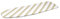 Emuca - Ironing board cloth replacement, Removable ironing board, 950x300mm (37,4x11,8 inch), cotton with striped pattern