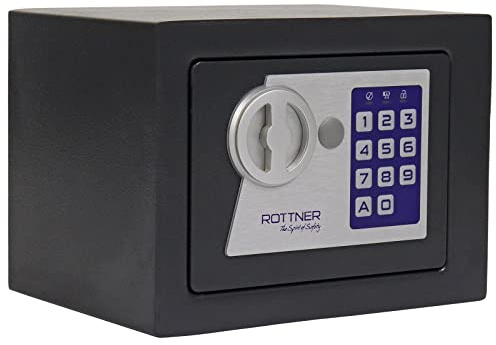Rottner Jupiter 1 Coffre-Fort pour Meubles à Serrure Électronique et Clé de Secours Anthracite
