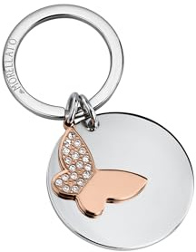 Morellato Portachiavi da Donna in Acciaio, Farfalla, Collezione Lucky - SD7175
