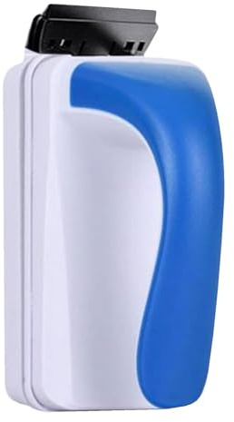 Qumiuu Limpiador de vidrios magnético para acuarios,Limpiador de vidrios magnético para acuarios, Herramienta de limpieza con imán de algas para peceras, Rascadores de algas magnéticos flotantes,
