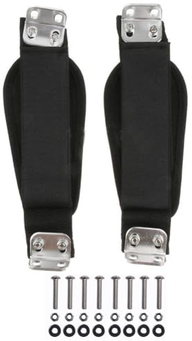 Soporte de aleación de aluminio para monopatín de montaña, soporte de banda para pie de longboard todoterreno para mayor estabilidad, color negro