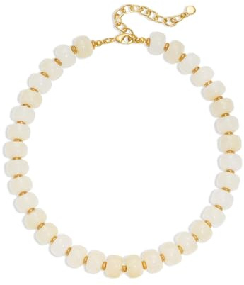 WATEFOER Chunky färgat pärlhalsband för kvinnor trendigt uttalande färgglada konstgjorda hartspärlor halsband boho sommar strand smycken sommarsemester gåvor