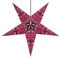 GURU SHOP Faltbarer Advents Leucht Papierstern, Weihnachtsstern 60 cm - Nestor Light Pink/Lila, Papiersterne 60 cm