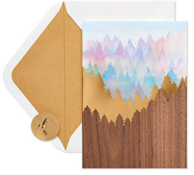 Papyrus Blank Card (Scenic Mountain)