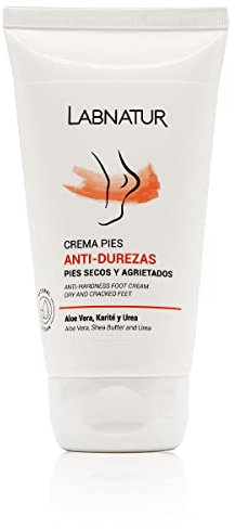 Labnatur Crema Anti-Durezas para Pies 150ml – Con Urea, Aloe Vera y Karité – Elimina Asperezas y Callos – Natural, Vegano y Hecho en España
