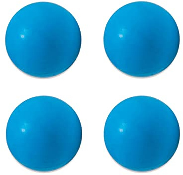 MAUL Neodym-Kugelmagnet – Magnet mit Silikon-Ummantelung und hoher Haftkraft für einen vielseitigen Einsatz – Magnet rund mit purem und modernem Design – Ø 11,8 mm – 4er Pack – blau