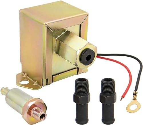 MAIL MORE Electric Fuel Pump, Universal Electric Fuel Pump, Injection fuel Pumps, 12v fast flow fuel pump petrol, 12v Inline Fuel Pump Diesel Petrol Pump HRF-13