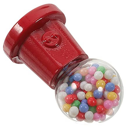 SUPVOX Macchina Per Caramelle in Miniatura Mobili Per Case Delle Bambole Di Macchina Per Caramelle in Miniatura Accessori Per Case Delle Bambole