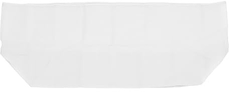 Marhynchus Lot de 3 Housses Antigel pour Plantes en Tissu Non tissé 100 X 40 X 45 Cm avec Cordon de Serrage pour Plantes d'extérieur, Parterres Surélevés, Balcons, Boîtes à Fleurs (White)